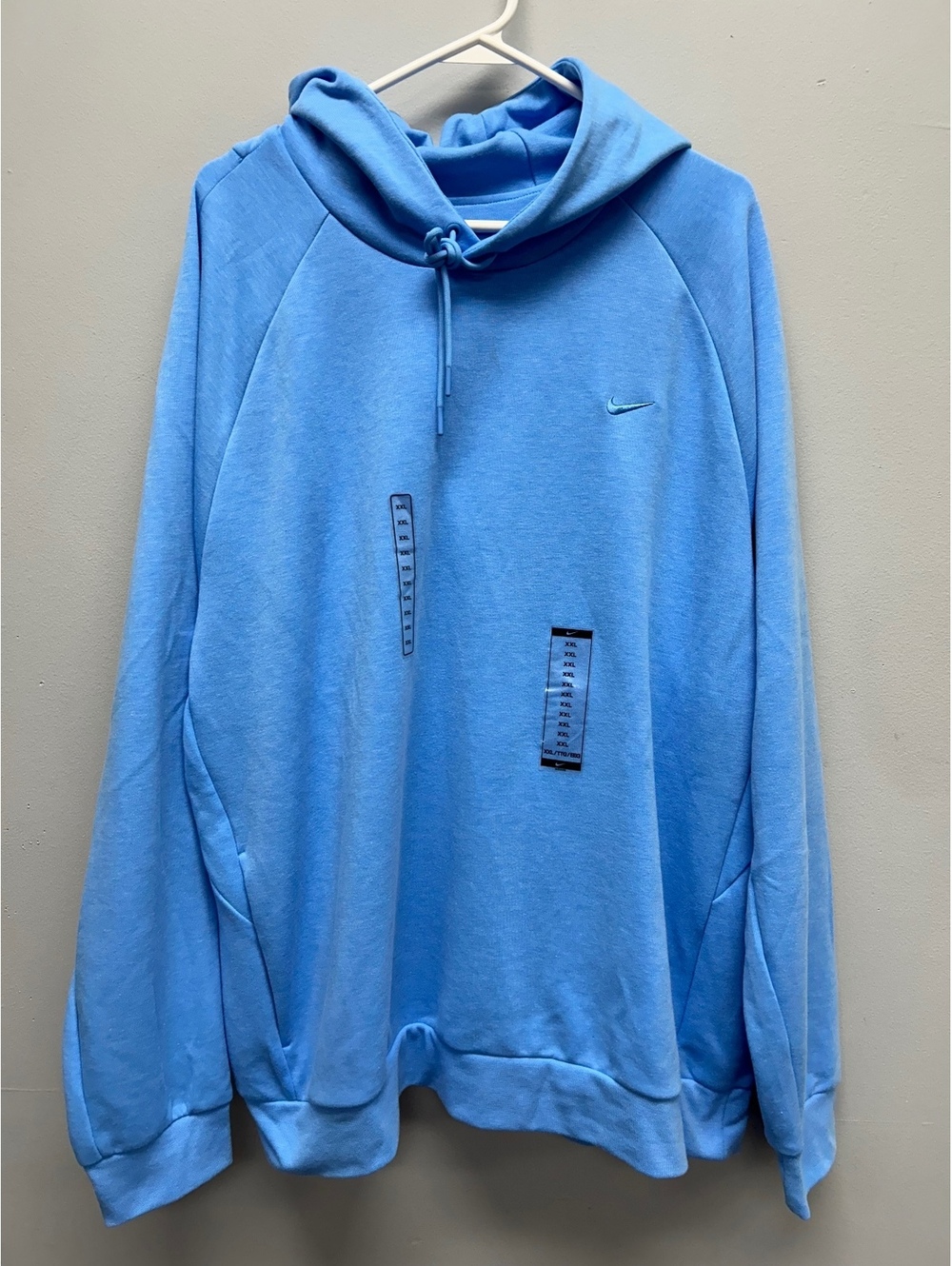 Nike Men's Light Blue Pullover Hoodie